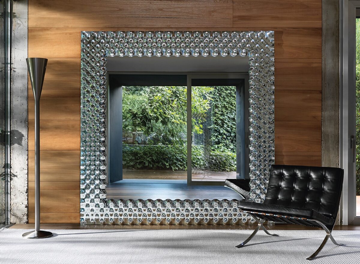 Fiam Pop Square Mirror LIFESTYLE 01
