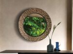 Fiam Venus Round Mirror Monocolour Bronze LIFESTYLE 01