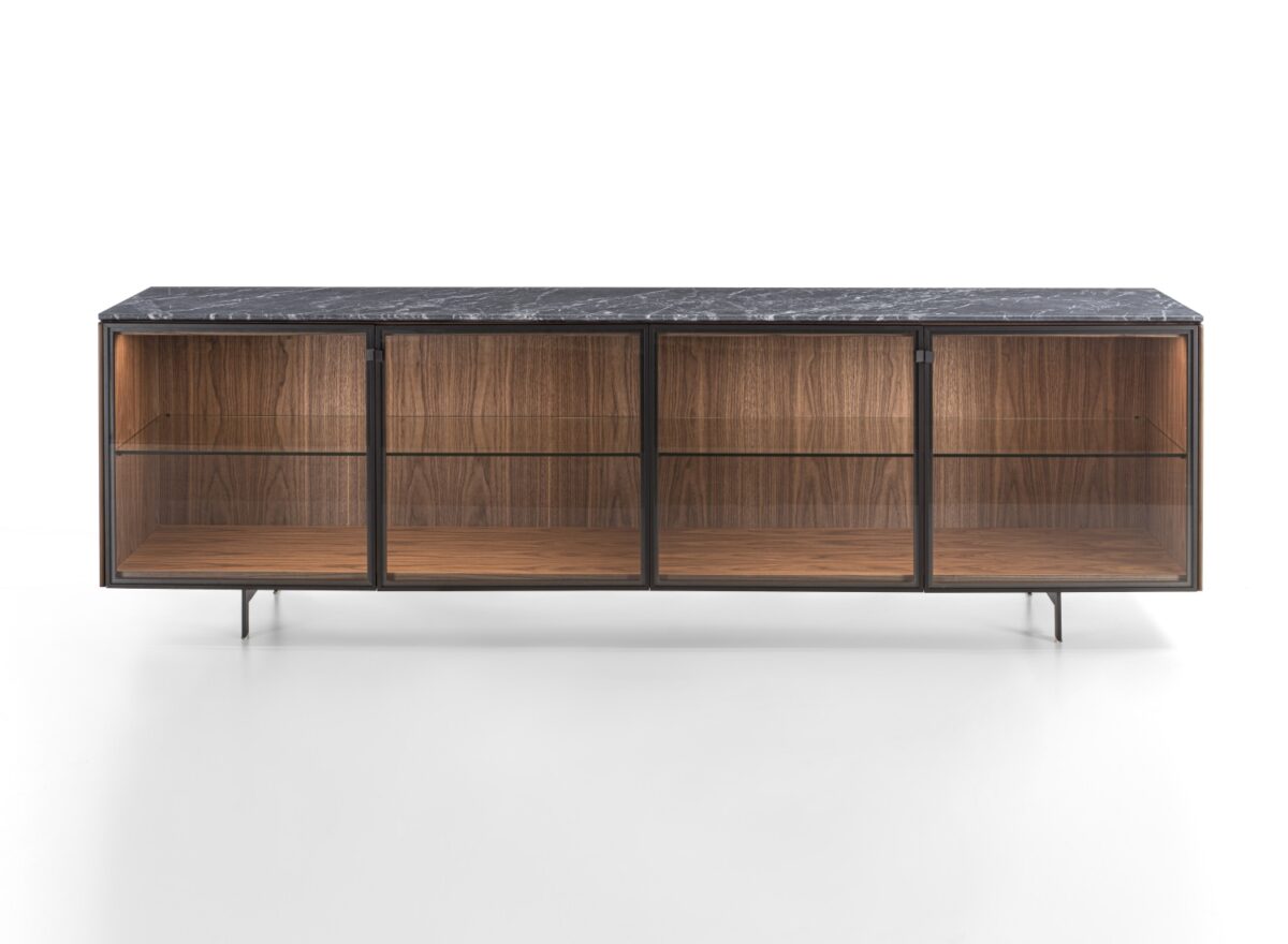 Porada Matics 4 Glass Fronts Sideboard STILL LIFE 01