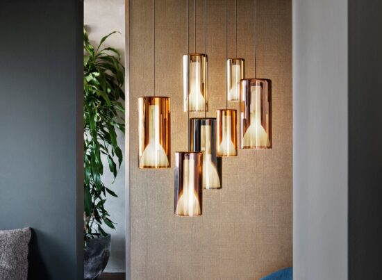 Penta Lit Chandelier 01