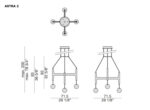 Porada Astra 2 Chandelier DRAWING