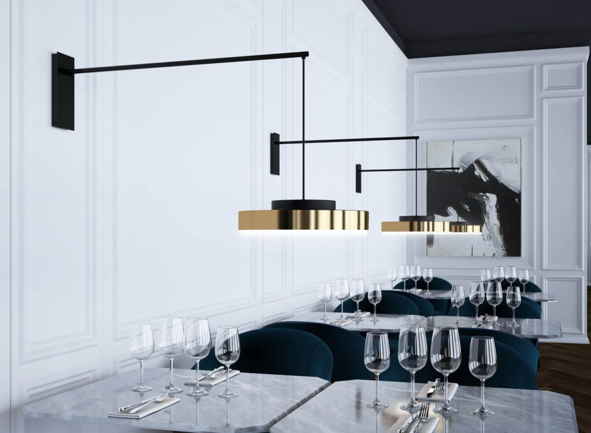 Contardi Discus Wall Light LIFESTYLE 01