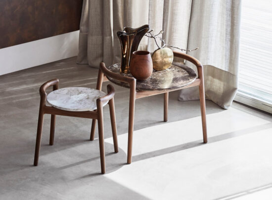 Flexform Ascanio Side Table LIFESTYLE 01
