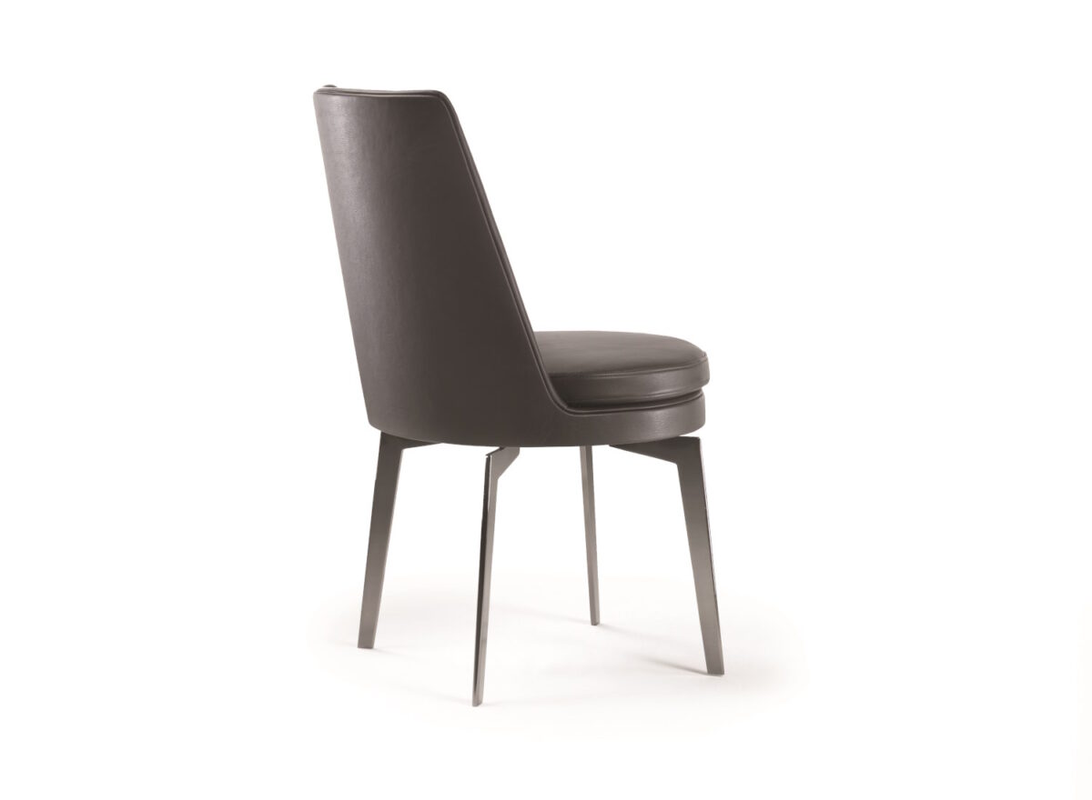 Flexform Feel Good High Back Dining Chair Metal Legs STILL LIFE 02