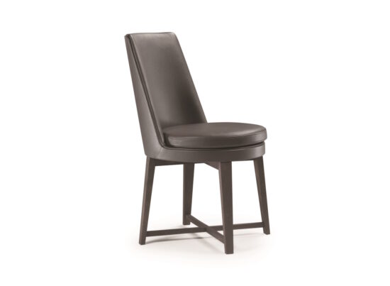 Flexform Feel Good High Back Dining Chair Wood Legs STILL LIFE 01