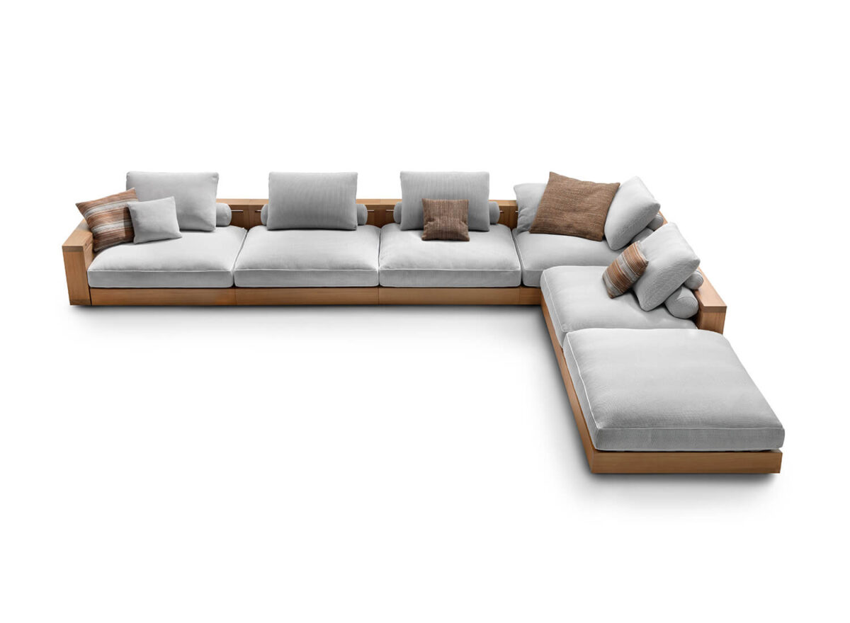 Flexform Hamptons Outdoor Sofa Modular 02 STILL LIFE 01