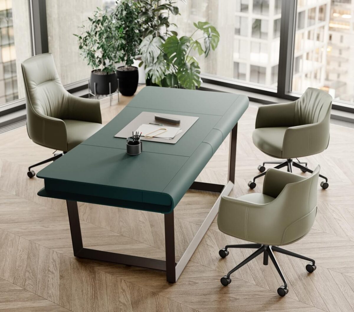 Poltrona Frau Archibald Desk Chair LIFESTYLE 001