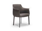 Poltrona Frau Archibald Large Dining Chair Metal Leg STILL LIFE 002