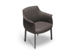 Poltrona Frau Archibald Large Dining Chair Metal Leg STILL LIFE 004