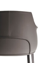 Poltrona Frau Archibald Large Dining Chair Metal Leg STILL LIFE 005