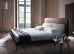 Poltrona Frau Coupe Bed fabric headboard LIFESTYLE 001