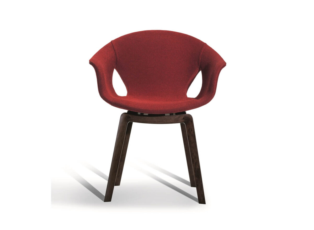 Poltrona Frau Ginger Ale Dining Armchair Wood Legs STILL LIFE 004