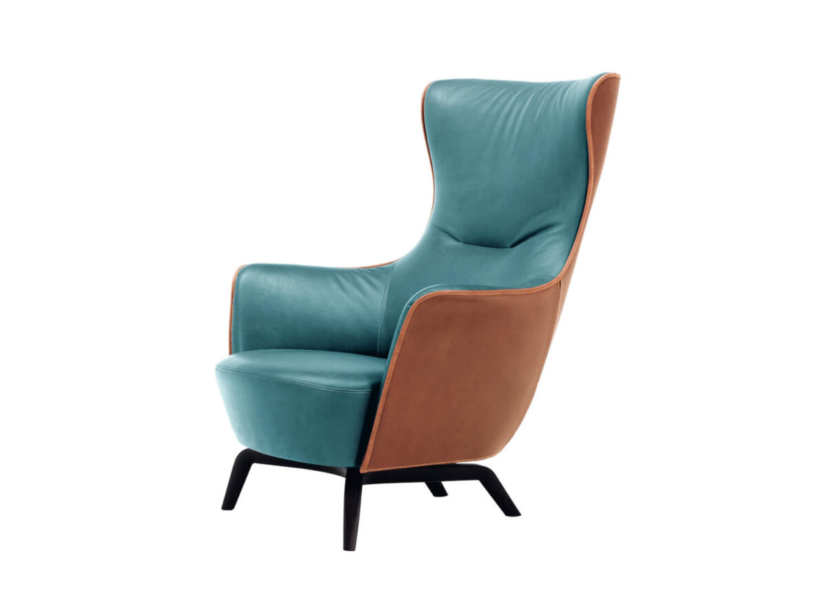 Poltrona Frau Mamy Blue Armchair STILL LIFE 002