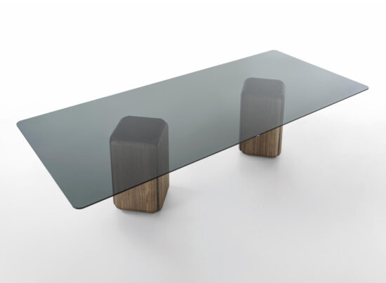 Porada Bay Glass Dining Table STILL LIFE 001