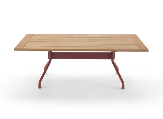 Flexform Academy Wood Outdoor Dining Table STILL LIFE 01