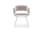 Flexform Alma Aluminium Base Indoor Dining Armchair STILL LIFE 02