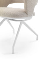Flexform Alma Aluminium Base Indoor Dining Armchair STILL LIFE 06