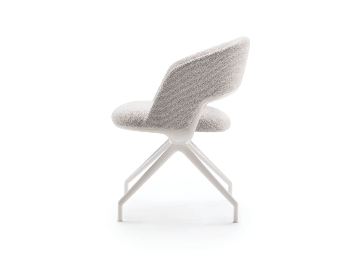 Flexform Alma Aluminium Base Indoor Dining Chair STILL LIFE 03