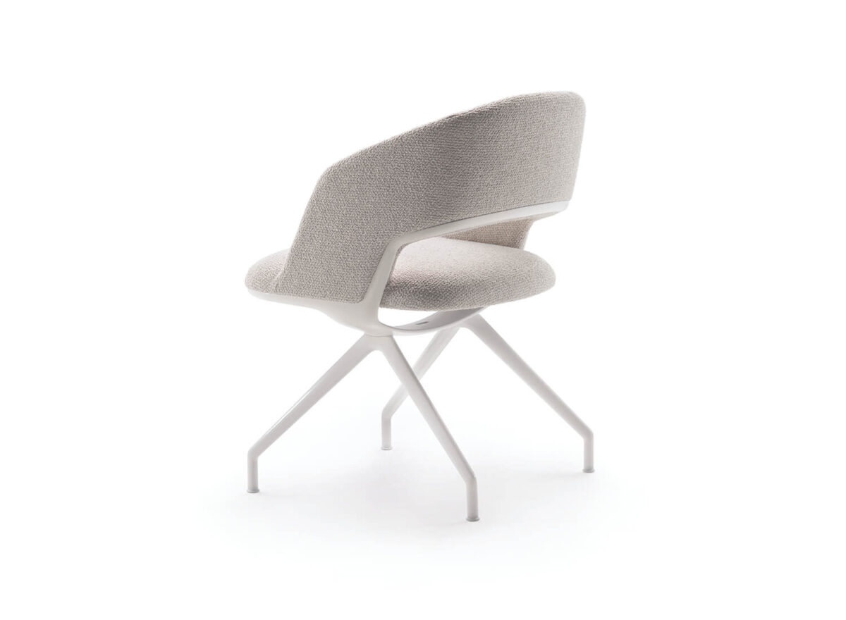 Flexform Alma Aluminium Base Indoor Dining Chair STILL LIFE 04