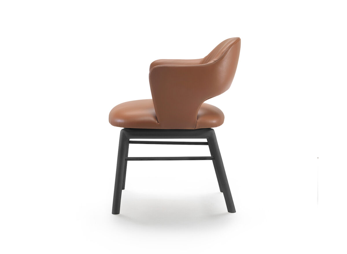 Flexform Alma Indoor Dining Armchair with Armrest STILL LIFE 003