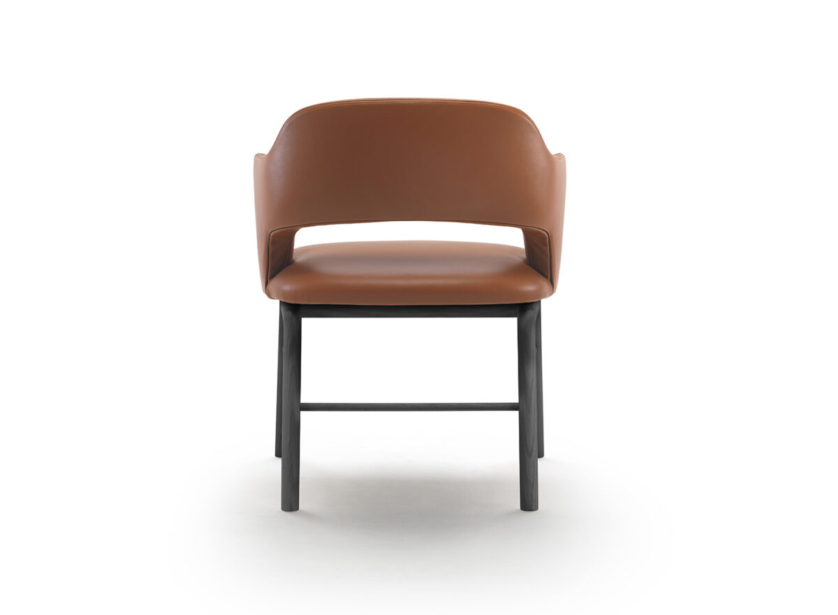 Flexform Alma Indoor Dining Armchair with Armrest STILL LIFE 005
