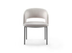 Flexform Alma Metal Base Indoor Dining Armchair STILL LIFE 02