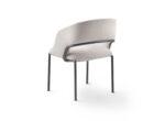 Flexform Alma Metal Base Indoor Dining Armchair STILL LIFE 04