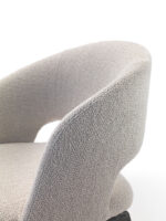 Flexform Alma Metal Base Indoor Dining Armchair STILL LIFE 05