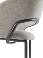 Flexform Alma Metal Base Indoor Dining Armchair STILL LIFE 06