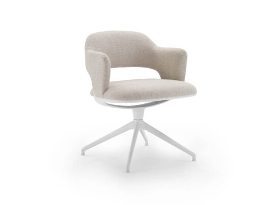 Flexform Alma Swivel Base 4 spokes Indoor Dining Armchair STILL LIFE 01