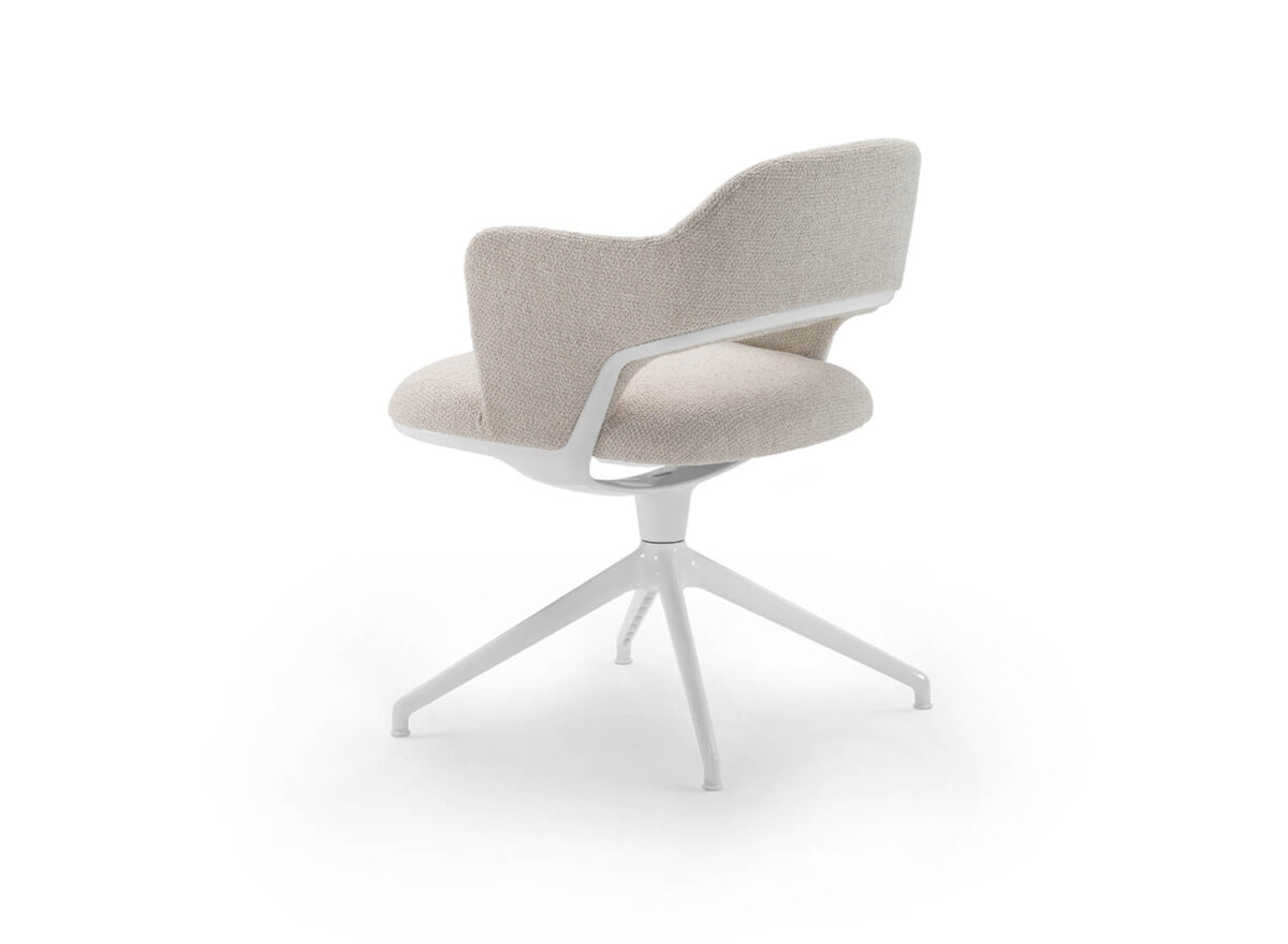 Flexform Alma Swivel Base 4 spokes Indoor Dining Armchair STILL LIFE 04