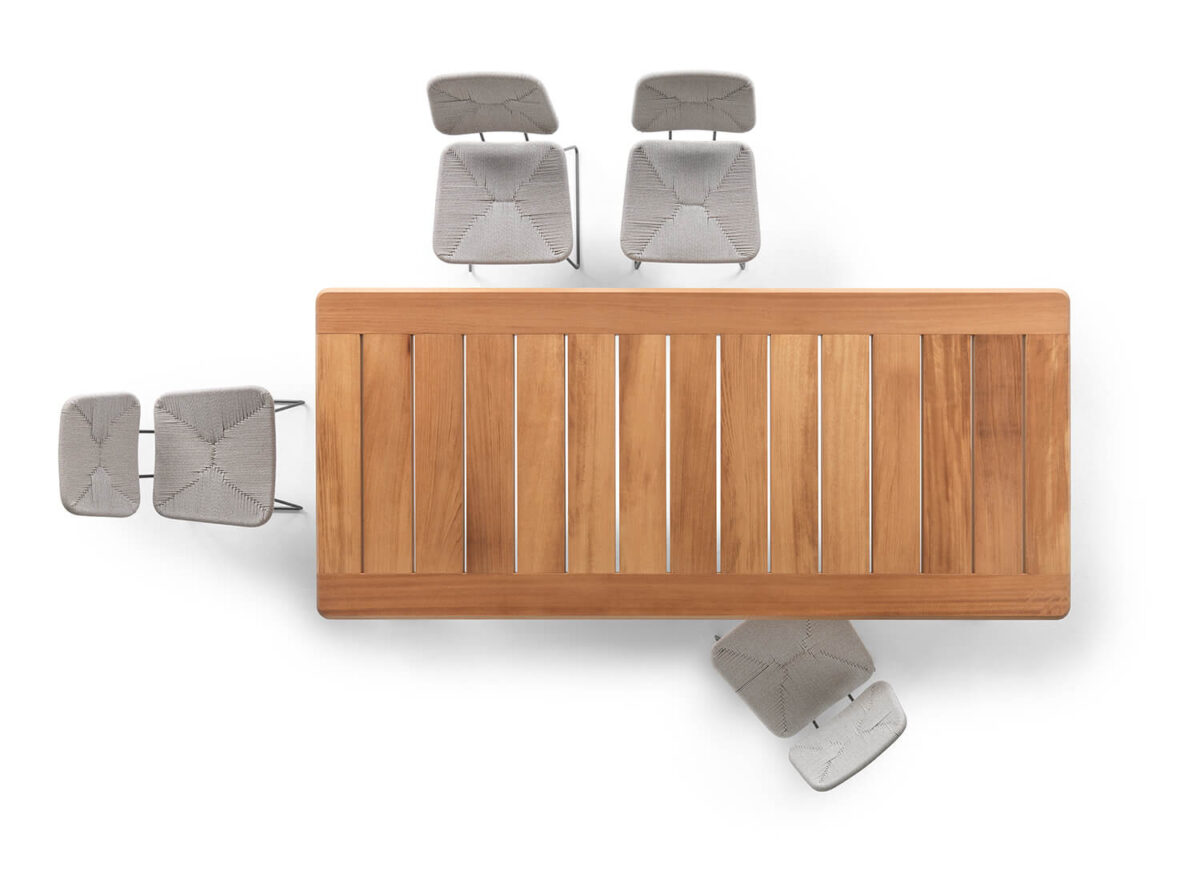 Flexform Kobo Outdoor Dining Table STILL LIFE 04