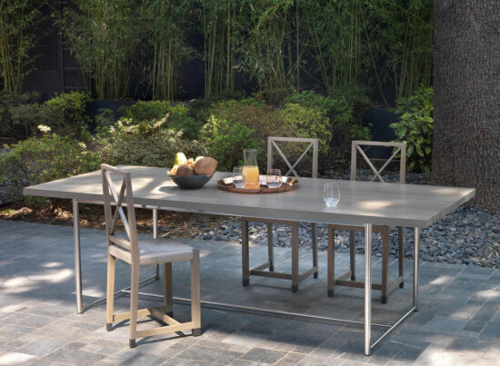 Flexform Levante Outdoor Dining Table LIFESTYLE 01