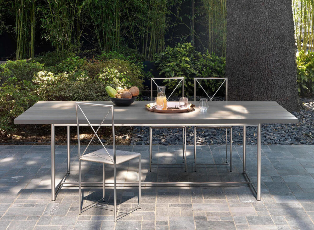 Flexform Levante Outdoor Dining Table LIFESTYLE 02