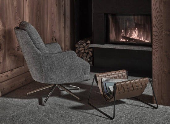 Flexform Marley Swivel Armchair LIFESTYLE 001