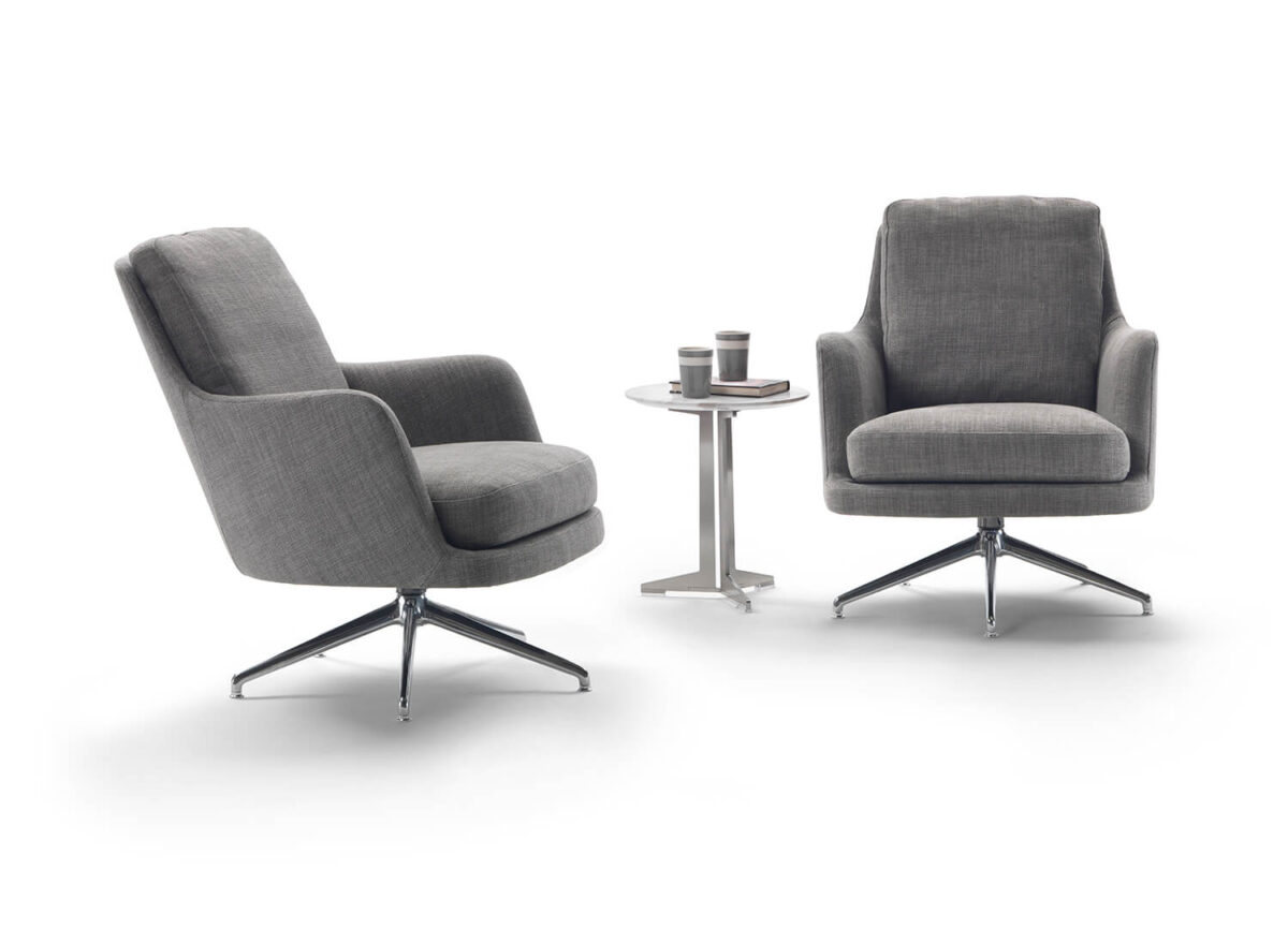 Flexform Marley Swivel Armchair STILL LIFE 006