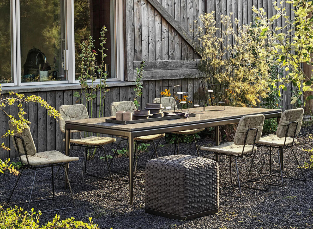 Flexform Pico Outdoor Dining Table LIFESTYLE 01