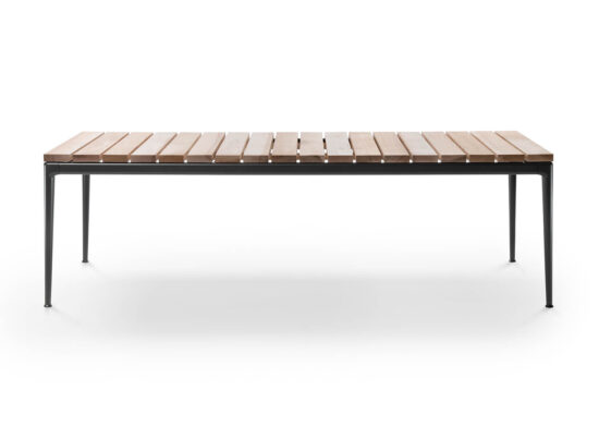 Flexform Pico Wood Outdoor Dining Table STILL LIFE 01