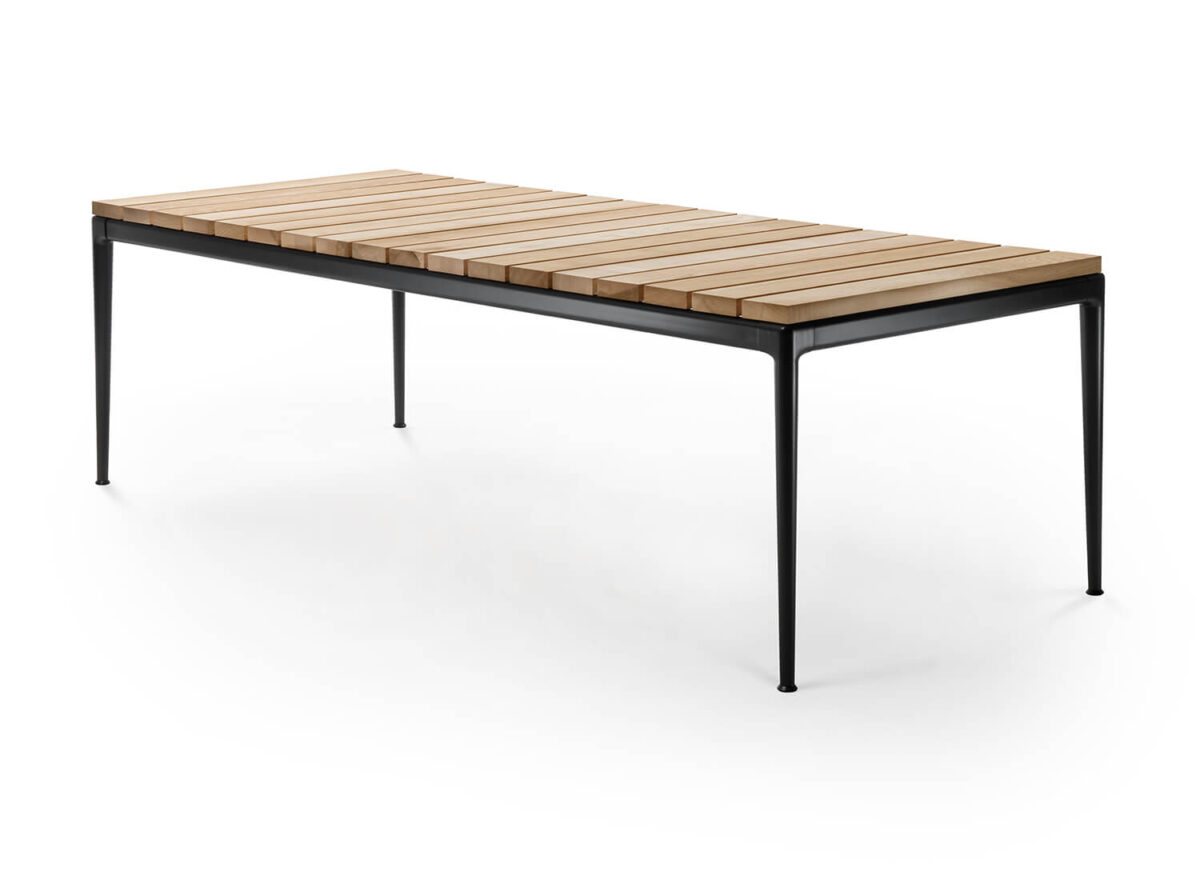 Flexform Pico Wood Outdoor Dining Table STILL LIFE 02
