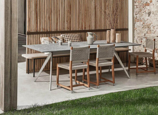 Flexform Zefiro Outdoor Dining Table LIFESTYLE 001