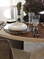 Giorgetti Gordon Round Dining Table with lazy susan LIFESTYLE 003