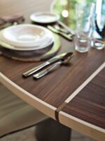 Giorgetti Gordon Round Dining Table with lazy susan LIFESTYLE 004