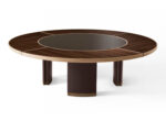 Giorgetti Gordon Round Dining Table with lazy susan STILL LIFE 001