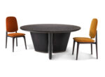 Giorgetti Mistral Round Wood Dining Table STILL LIFE 002