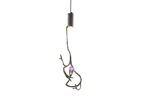 Brand Van Egmond Orpheus Amethyst Pendant Light ORC25BDP AM STILL LIFE 001