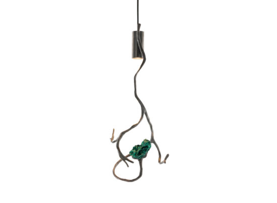 Brand Van Egmond Orpheus Malachite Pendant Light ORC35BDP MAL STILL LIFE 001