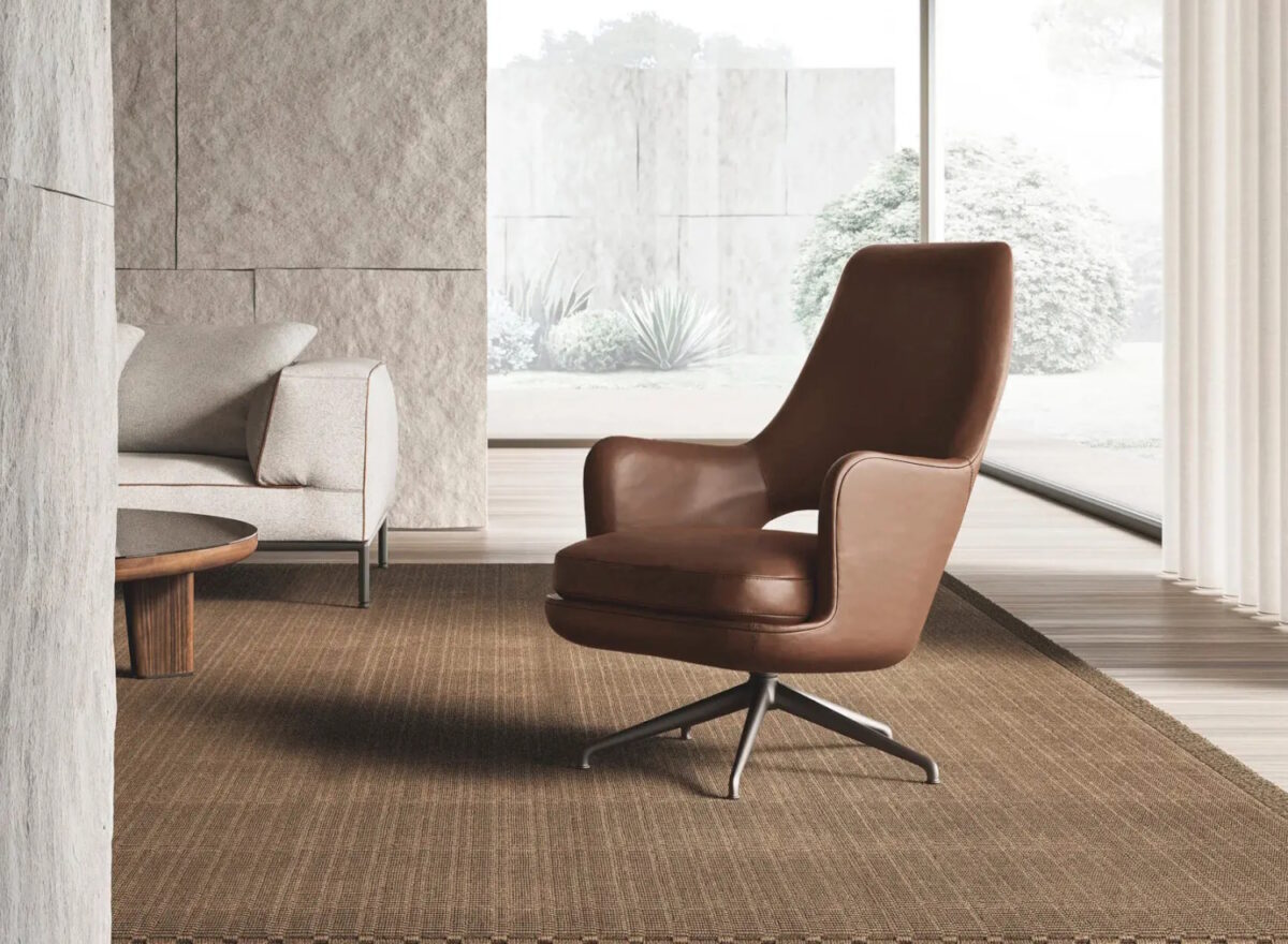 Flexform Eliseo Swivel Bergere LIFESTYLE 001
