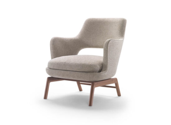 Flexform Eliseo Wood Base Armchair STILL LIFE 02
