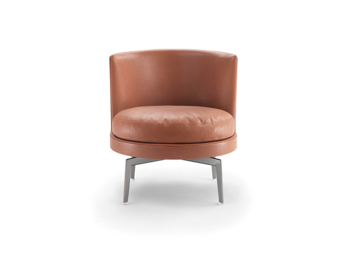 Flexform Feel Good Metal Legs Indoor Armchair STILL LIFE 0001