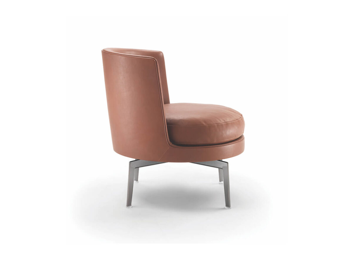 Flexform Feel Good Metal Legs Indoor Armchair STILL LIFE 0002